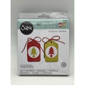 Sizzix Bigz Gift Tag Box die #665346 By Kathrin Breen New